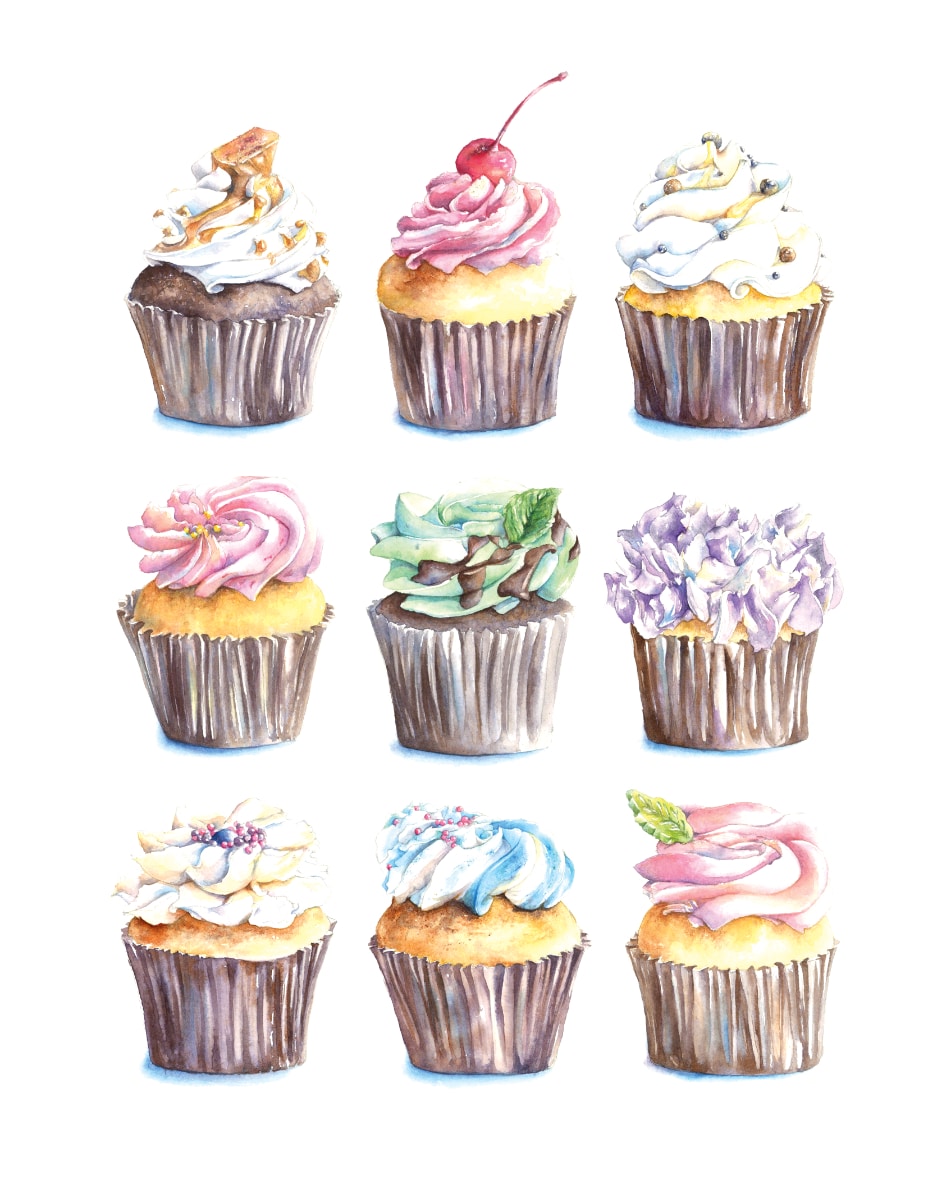 Affiche Cupcakes