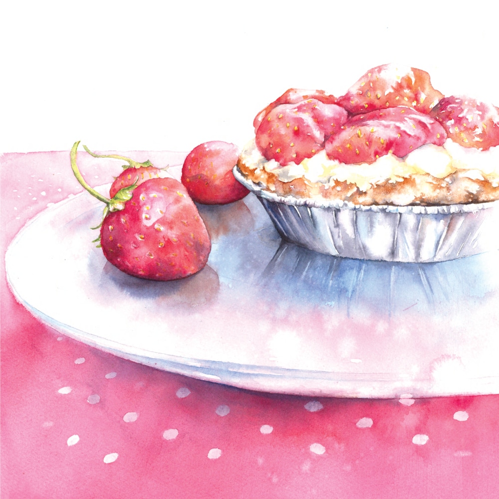 Carte Tartelette aux fraises