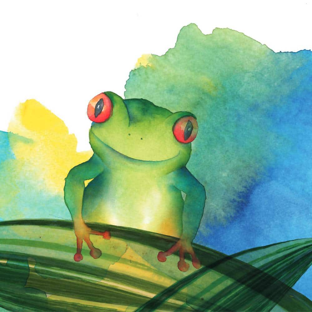 Carte Géraldine la grenouille