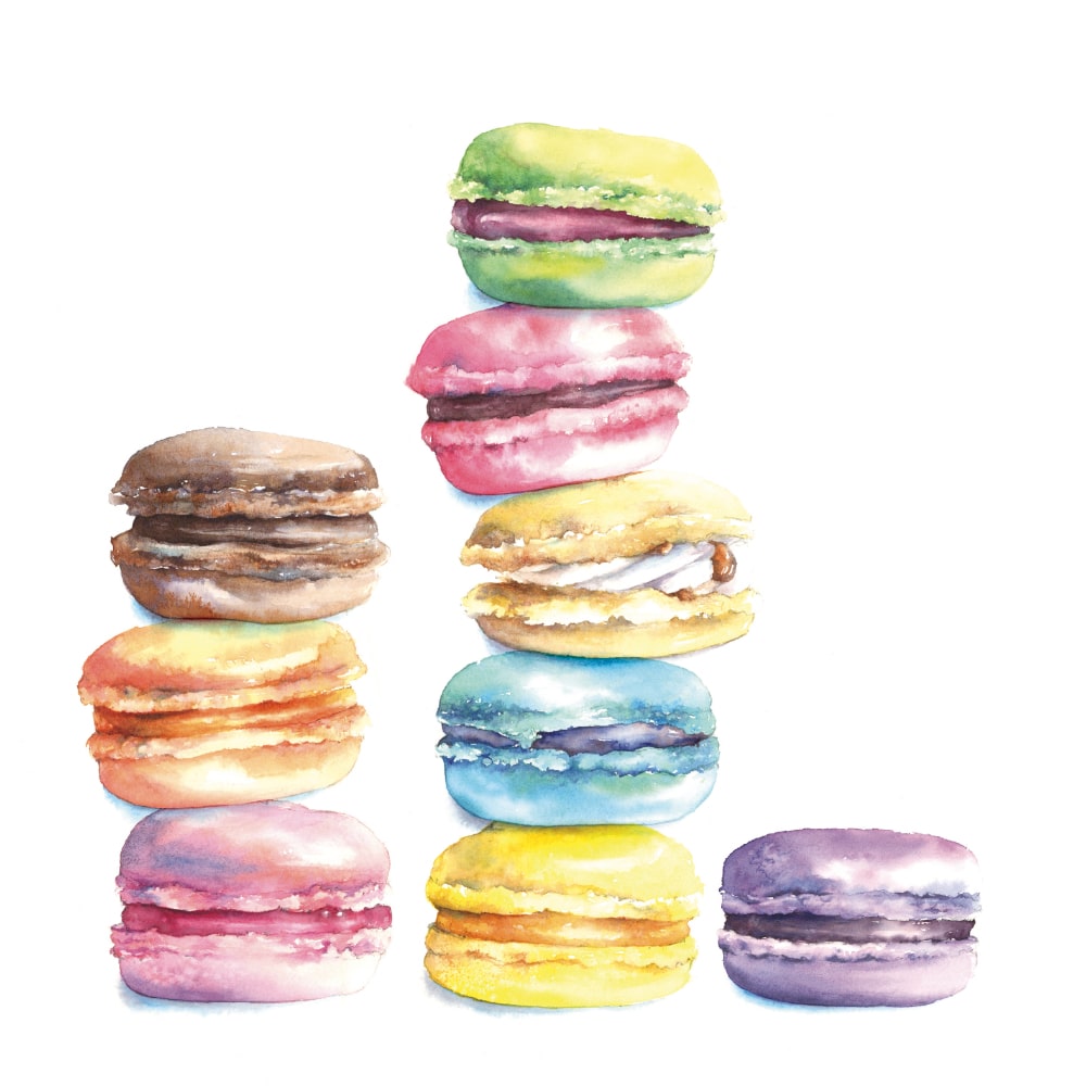 Carte Les macarons