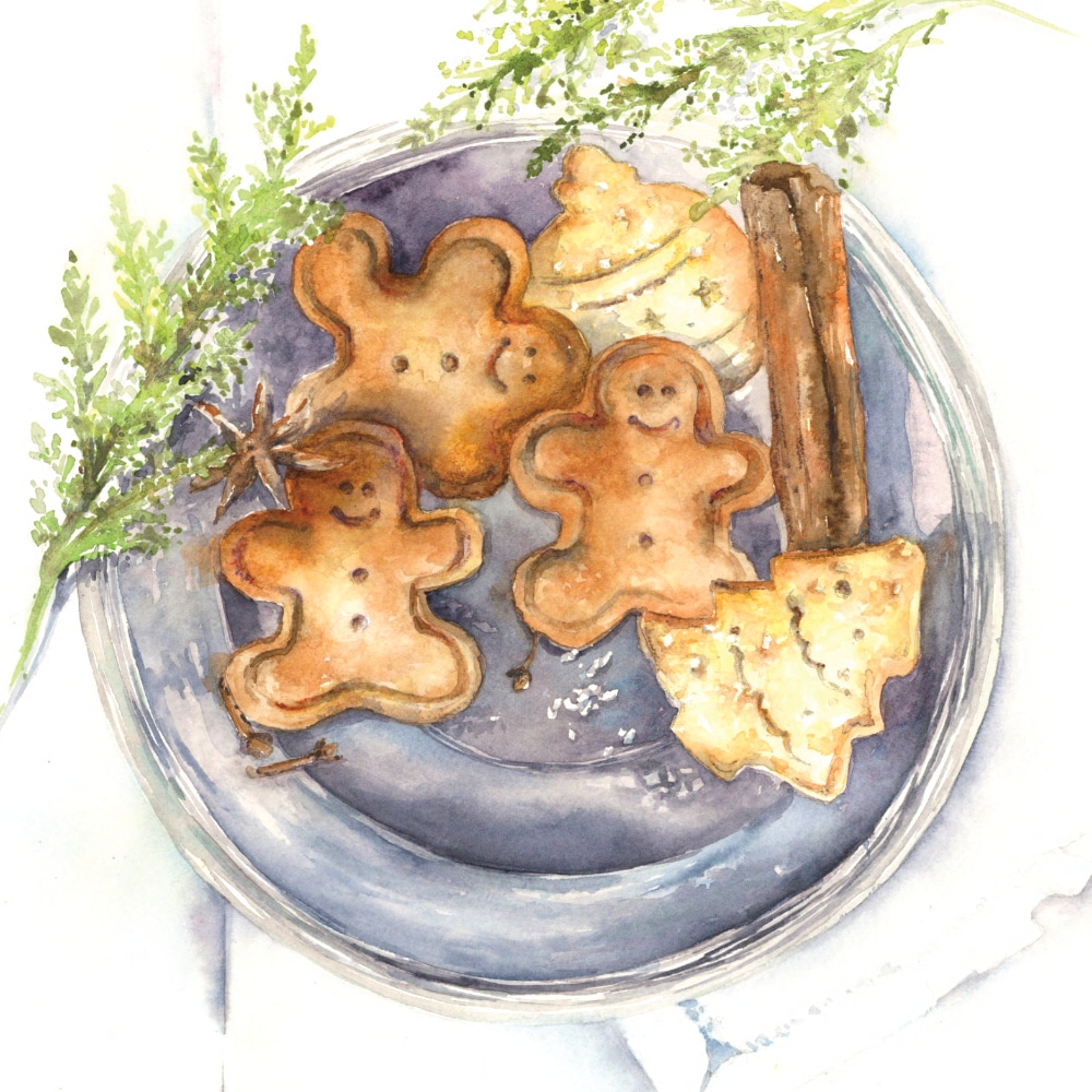 Carte Biscuit de Noël