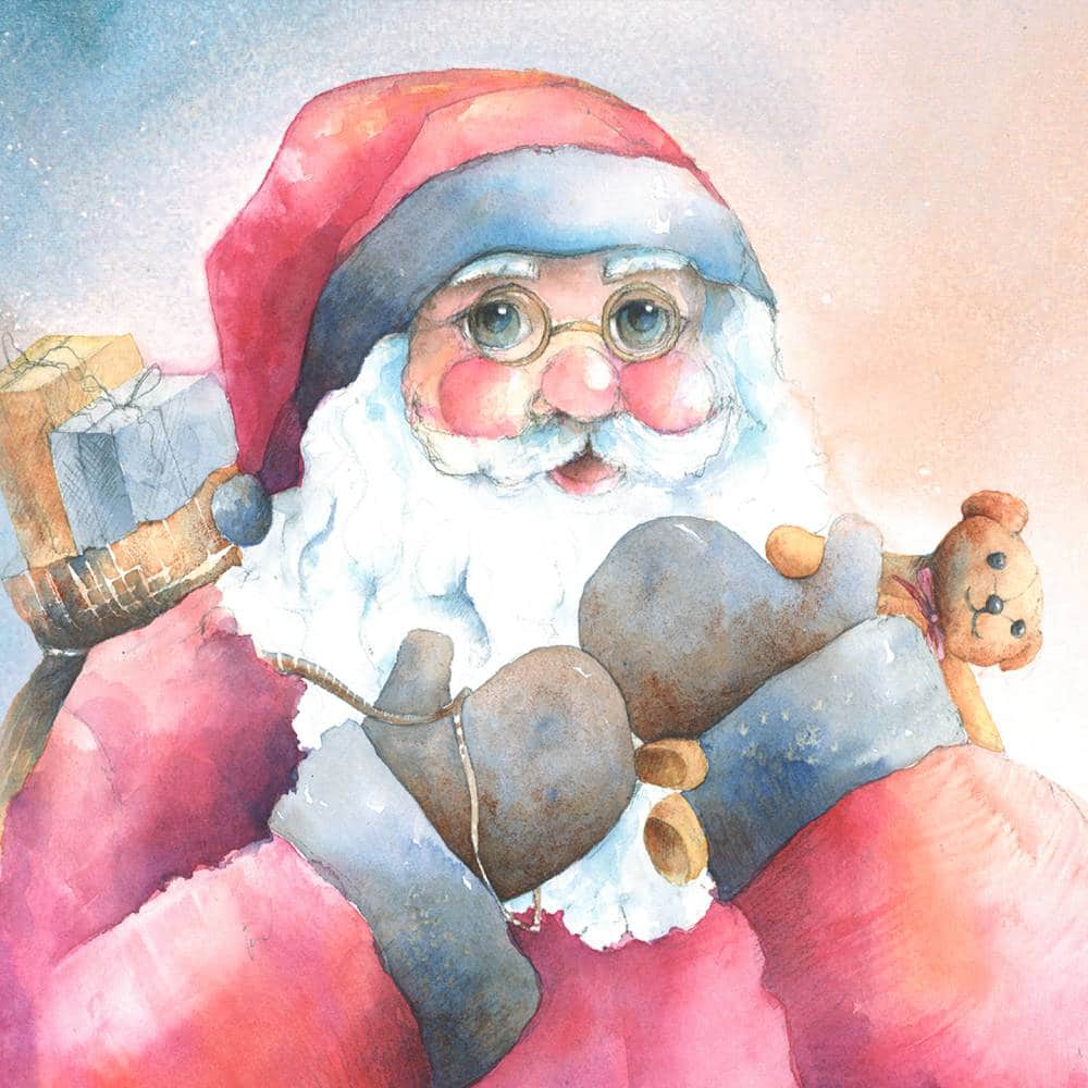 Carte Petit papa Noël