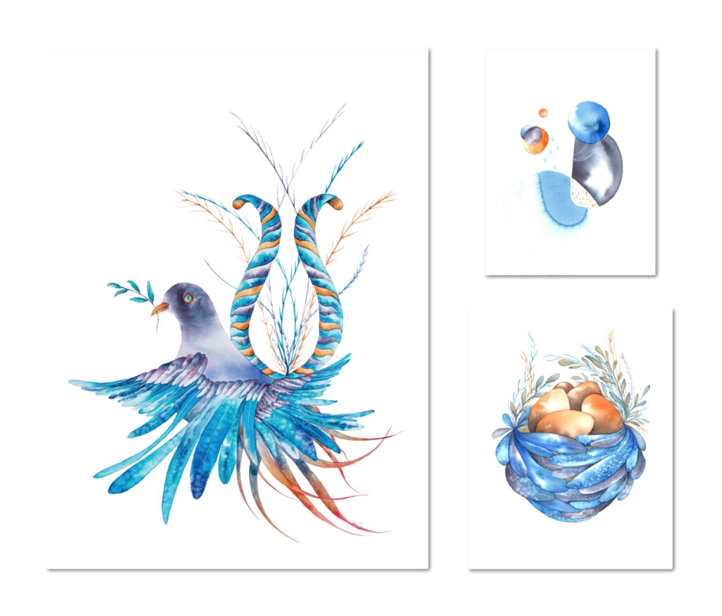 Drôles d'oiseaux Pigeon pacifique - Columba pacifica