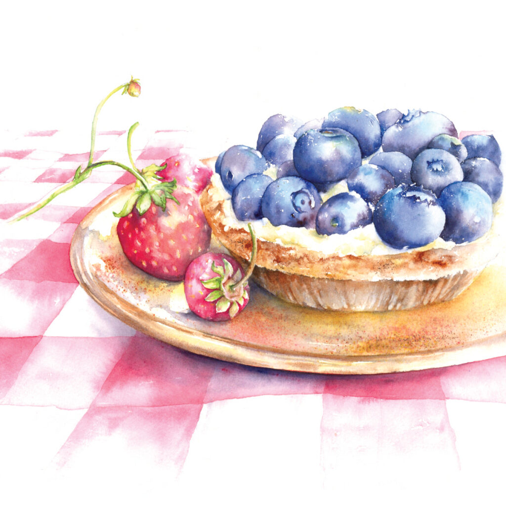 Carré Tartelette bleuets